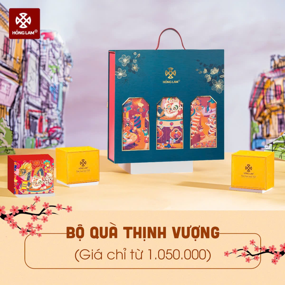 bộ quà tết 2025 thịnh vượng