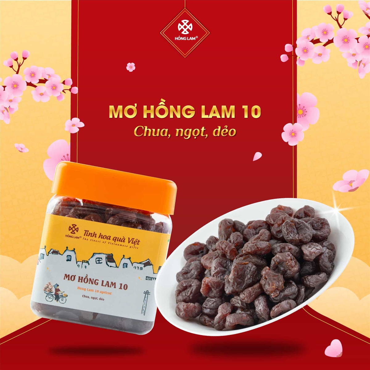 Tết là khoảng thời gian đặc biệt trong năm, và ô mai Tết là một trong những tượng trưng của mùa xuân. Hãy tận hưởng hương vị đậm đà và truyền thống của ô mai Tết, cùng với những hình ảnh tưng bừng mừng xuân chào đón năm mới.