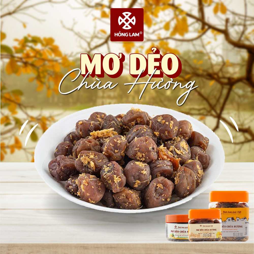 Ô mai được yêu thích mùa thu: Mơ dẻo chùa Hương