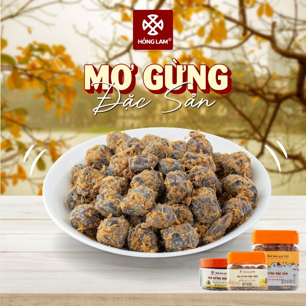 Ô mai được yêu thích mùa thu: Mơ gừng đặc sản