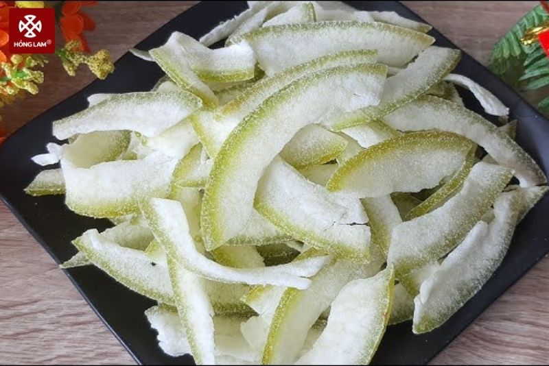 mứt vỏ bưởi