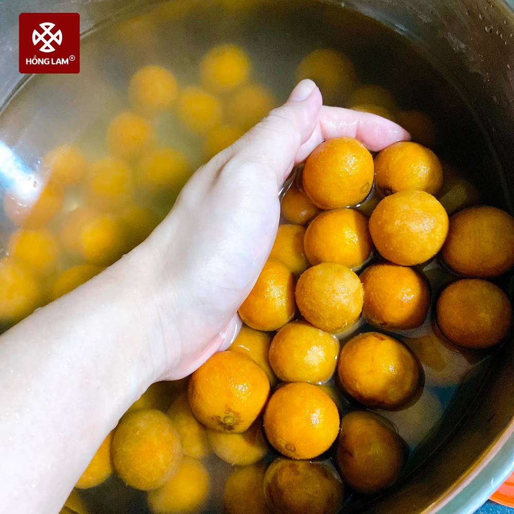 sơ chế sấu chín