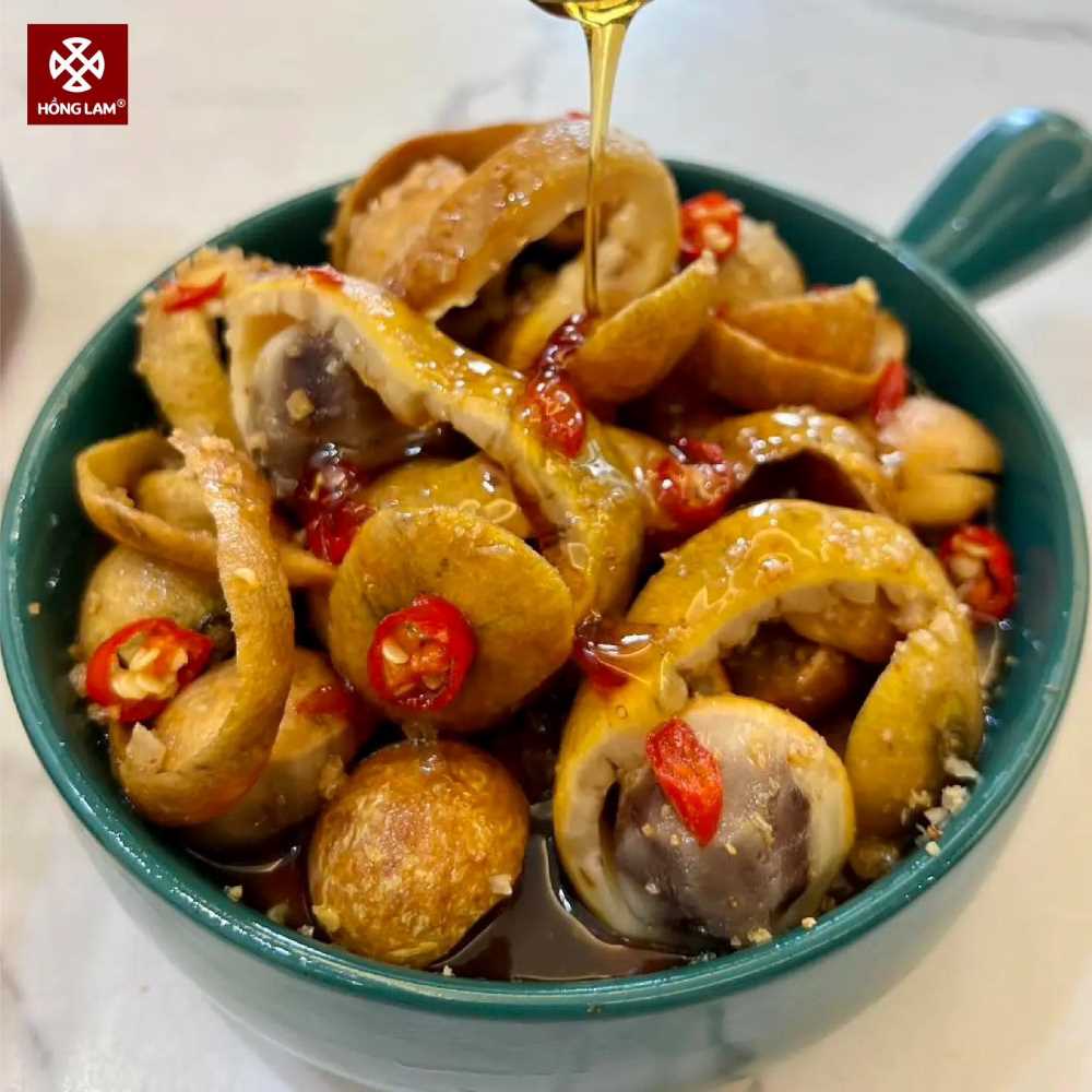 Thành phẩm sấu chín dầm