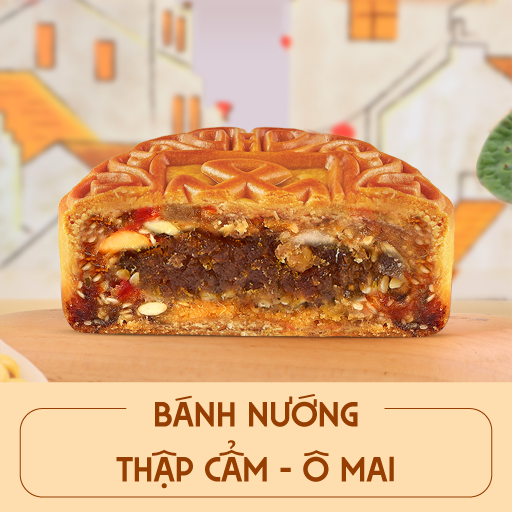 Bánh Trung Thu nhân Thập cẩm - Ô mai