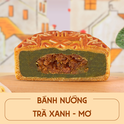 Bánh Trung Thu nhân Trà xanh - Mơ