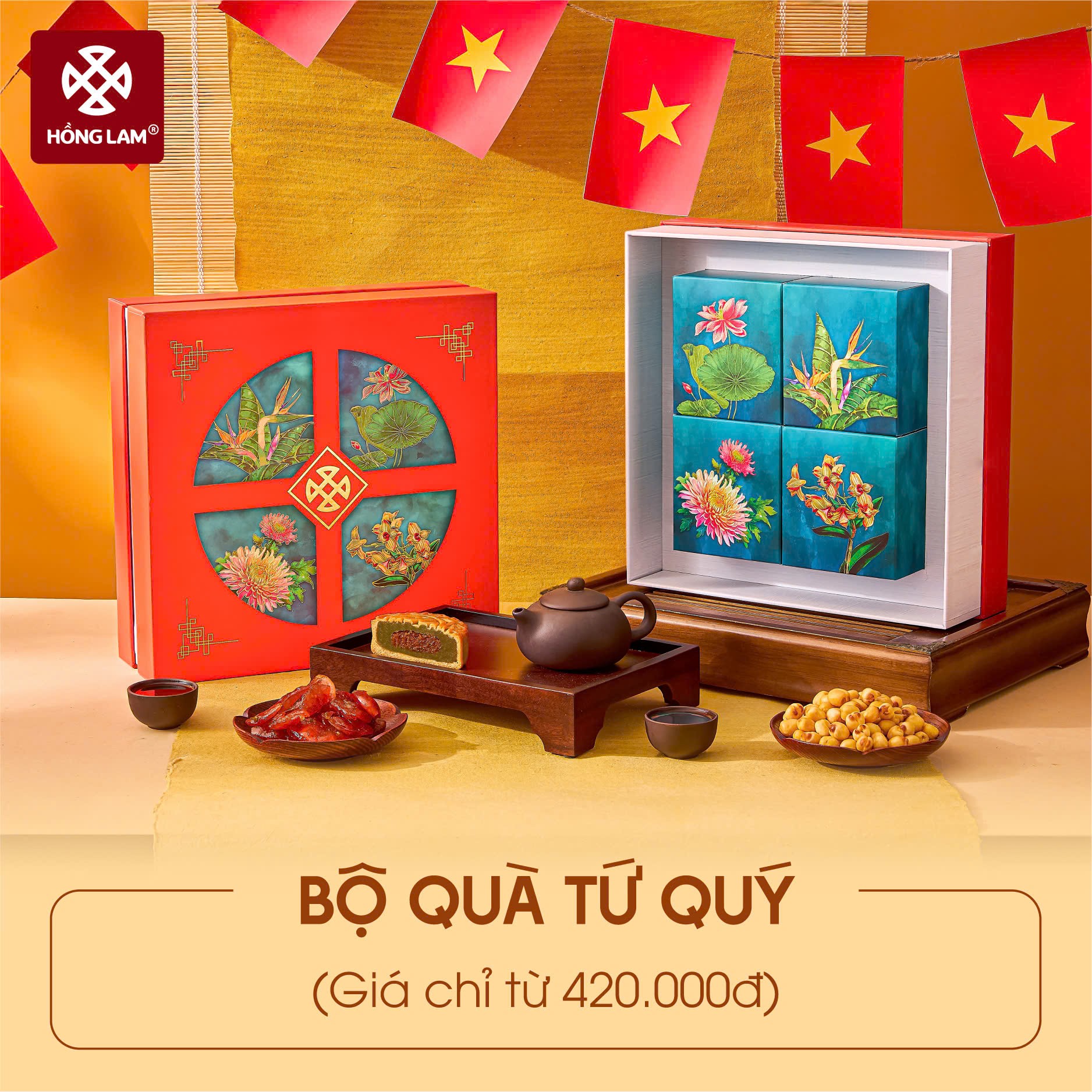 Bộ Quà Trung Thu Tứ Quý 2025