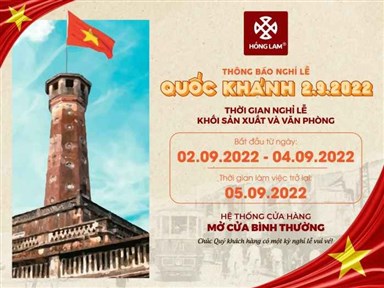 Thông báo nghỉ lễ Quốc khánh 2/9