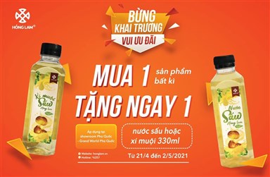 BỪNG KHAI TRƯƠNG VUI ƯU ĐÃI - CHƯƠNG TRÌNH KHAI TRƯƠNG HỒNG LAM PHÚ QUỐC