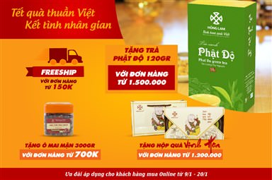 KHUYẾN MẠI QUÀ XUÂN - ĐÓN TẾT CỔ TRUYỀN CÙNG HỒNG LAM.