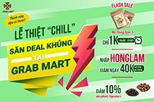 LỄ THIỆT CHILL - SĂN DEAL 1K CÙNG Ô MAI HỒNG LAM TẠI GRAB MART