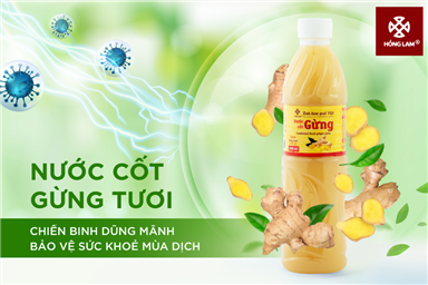 Nước cốt gừng tươi Hồng Lam có tác dụng gì?