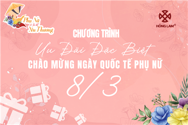 Ưu đãi Hồng Lam chào mừng ngày 8/3